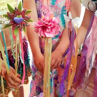 Image of Fairy Flower Wand and Beaded Bubble Wand event
