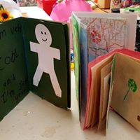 Image of Recycled Art and writing Journals using no glue. event