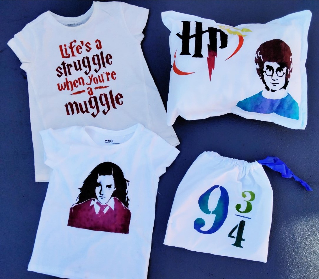 Image of Harry Potter Fabric printing event