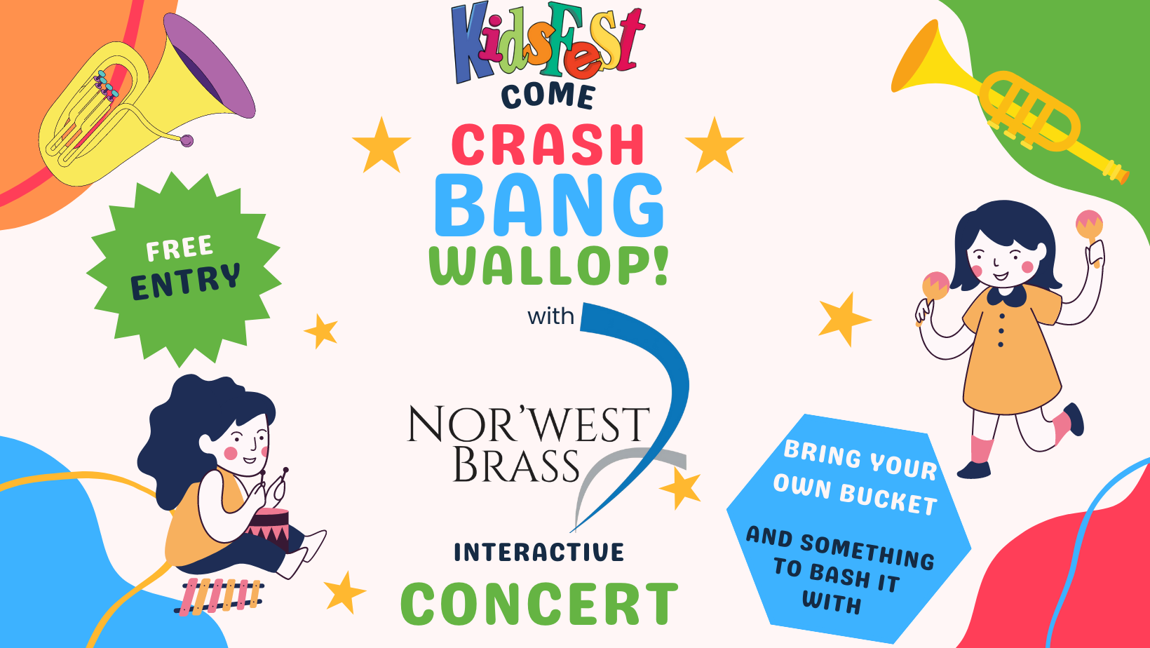 Image of Nor’west Brass Crash, Bang Wallop Interactive Concert event